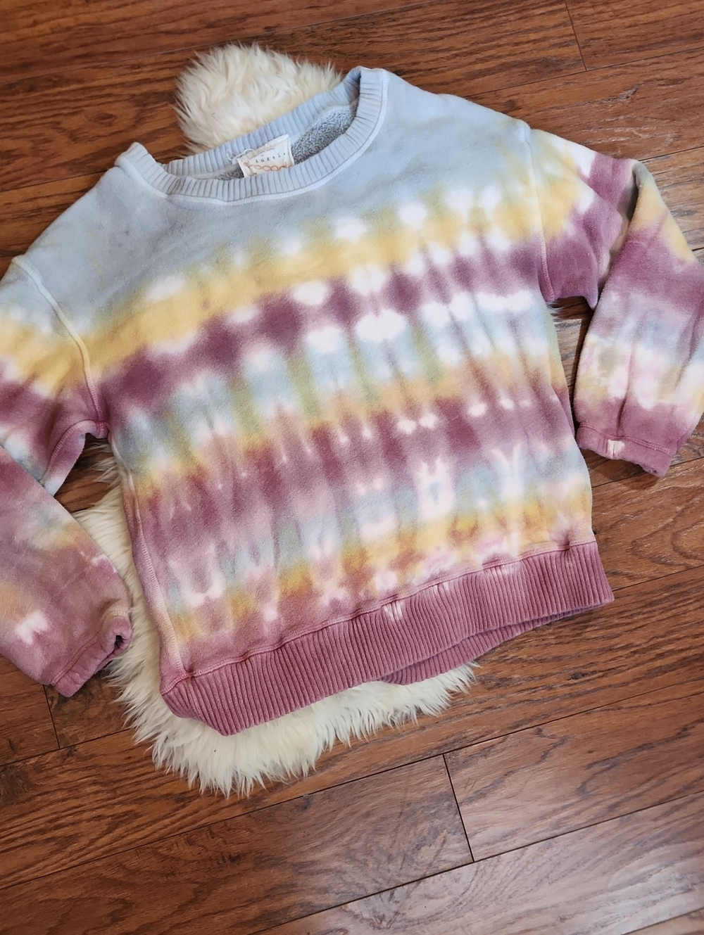 Avacado Clothing Los Angeles Oversized Crewneck Tyedye Sweatshirt